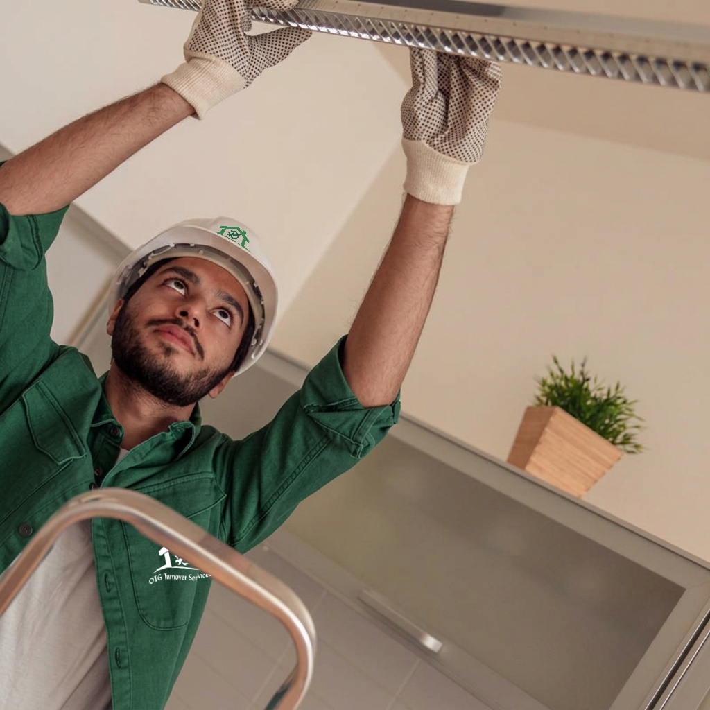 OTG Turnover Services team working on a property